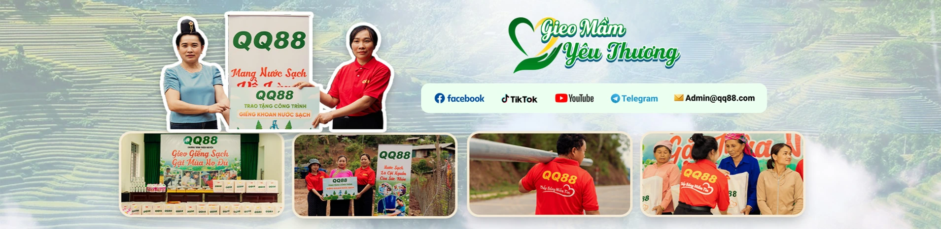 qq88 giao mầm yêu thương